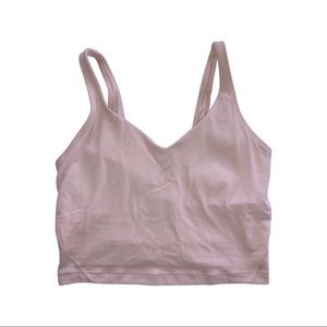 Light pink lululemon align tank
